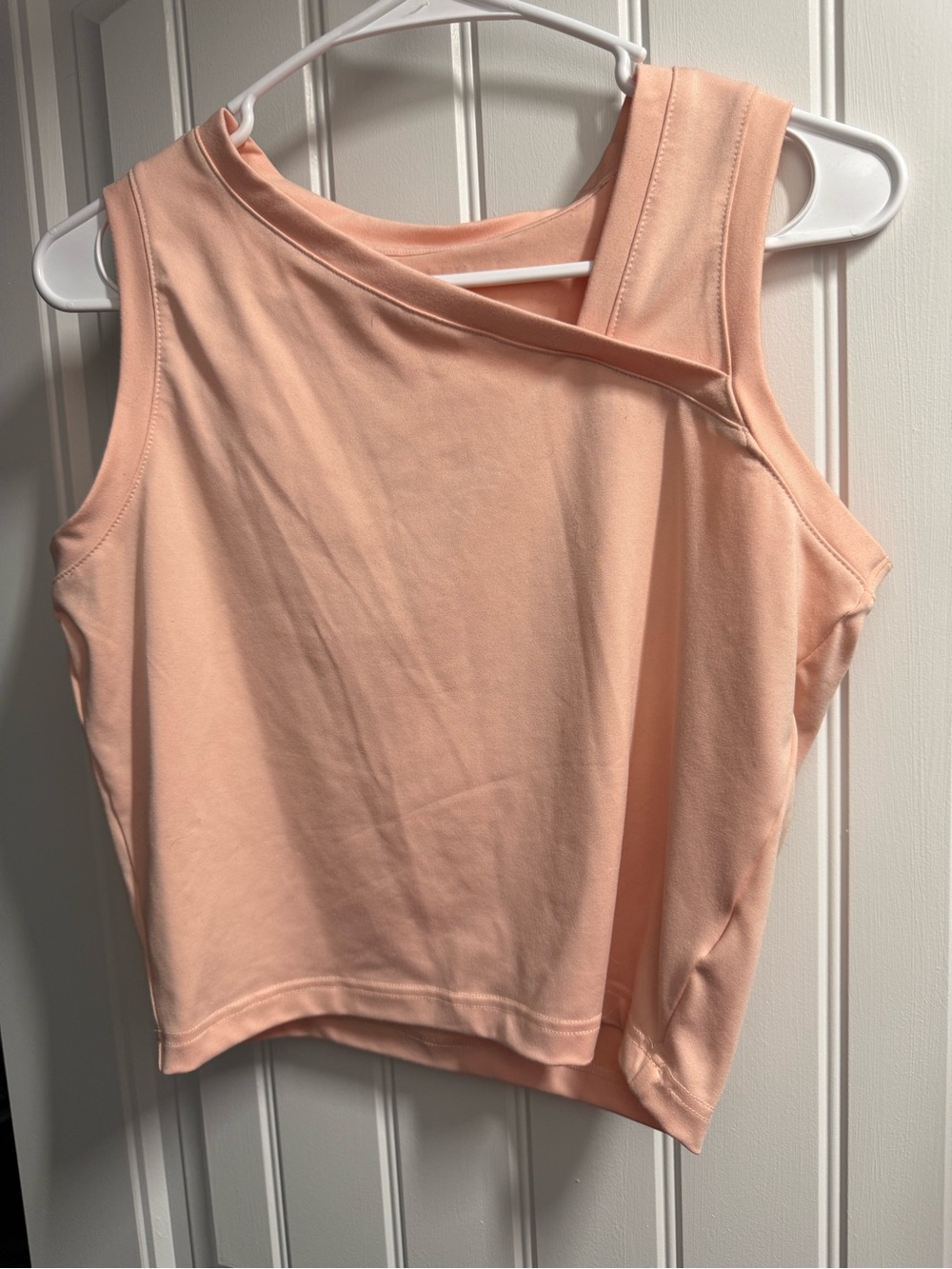 Columbia Peach Asymmetric Neck Tank Top